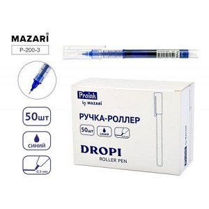 Ручка-роллер 0.5 мм "DROPI" синяя P-200-3 Proink