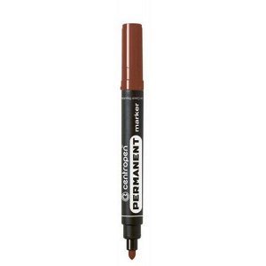Маркер перманентный 2.5мм 8566/1-11 коричневый Centropen
