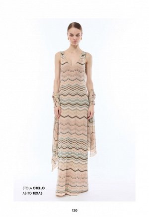 Платье ABITO LUNGO IN MAGLIA ZIGZAG MULTICOLORE
75%VISCOSA 25%POLIESTERE