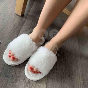 Тапочки женские из овечьей шерсти