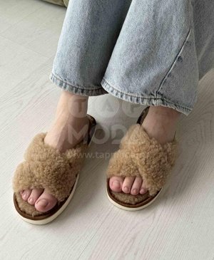 Тапочки женские из овечьей шерсти