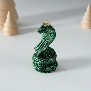 Фигурка полистоун «Королевская кобра», 4x3.5x7.5 см, МИКС