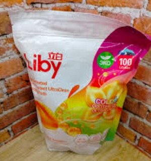 Liby Средство для стирки концентрированное "Color" в растворимых капсулах, 100 шт