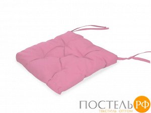 Подушка для стула 35*35 бязь(розовый) (отгружается по 2 шт.)