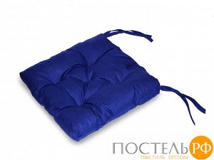 Подушка для стула 35*35 бязь(тем-син) (отгружается по 2 шт.)