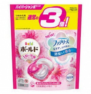 Procter & Gamble Капсулы для стирки Bold Gel Ball 4D, цветочный аромат, 33 штуки/ Япония