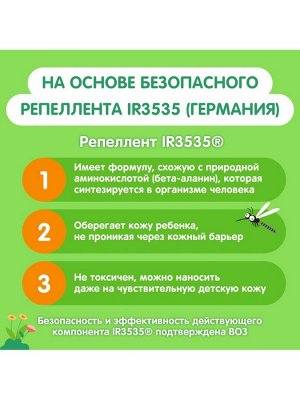 Спрей репеллентный от комаров "Моё солнышко", детский, 100 мл