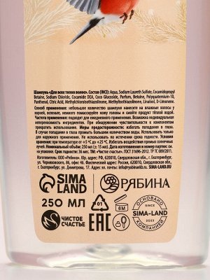 Подарочный набор «Сказочного праздника»: гель для душа и шампунь для волос, 2x250 мл, Чистое счастье