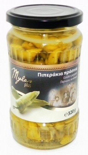 Зеленый   острый  перец      МИЛОС   ПЛЮС        стекло  370 г