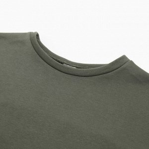 Платье с кулиской мини женское MINAKU: Casual Collection, хаки