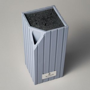Элегантный набор кухонных ножей на пластиковом подставке, 6 предметов, 1 шт.