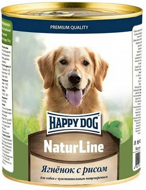 Happy Dog NaturLine конс 410г для собак Ягненок Рис
