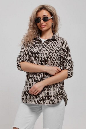 Рубашка Варианты расцветки: молочный
Ткань: кулирка, Состав: 100% хлопок
Женская стильная туника - рубашка выполнена из 100% хлопчатобумажного полотна. Новый дизайн и отличное качество делает изделие 