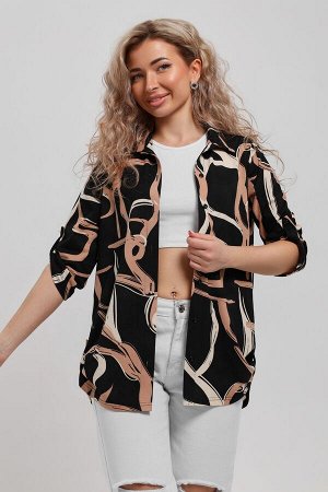 Рубашка Варианты расцветки: черно-бежевый
Ткань: кулирка, Состав: 100% хлопок
Женская стильная туника - рубашка выполнена из 100% хлопчатобумажного полотна. Новый дизайн и отличное качество делает изд