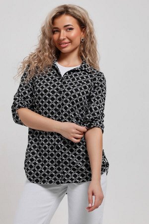 Рубашка Варианты расцветки: черный
Ткань: кулирка, Состав: 100% хлопок
Женская стильная туника - рубашка выполнена из 100% хлопчатобумажного полотна. Новый дизайн и отличное качество делает изделие мо