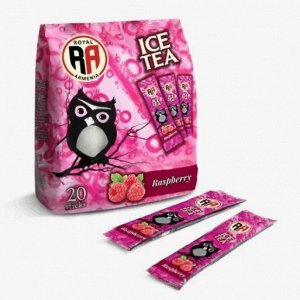 Холодный растворимый чай со вкусом малины Royal  20шт