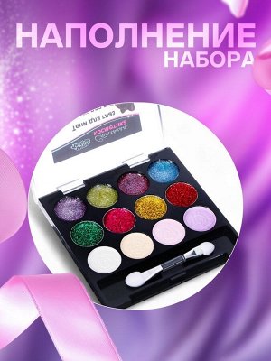 Набор косметики для девочки: тени, блеск, аппликатор