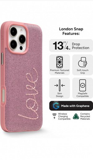 Чехол zagg London для iPhone 16 Pro Max