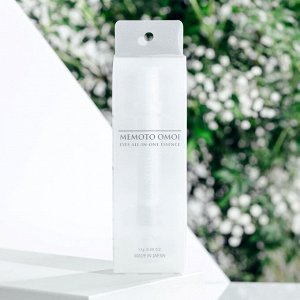 MEMOTO OMOI EYES All In One Essence 11 g/ Сыворотка-крем для кожи вокруг глаз с NMN, ниацинамидом, ретинолом, витамином С, ферментами, коллагеном, скваланом, аллатоином, 11 г