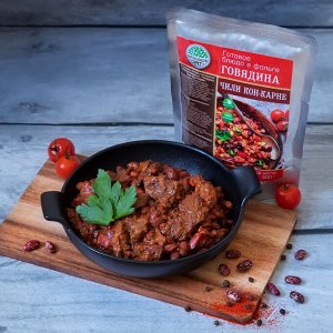 Говядина Чили Кон-Карне с фасолью, 300 гр,1/15, , шт
