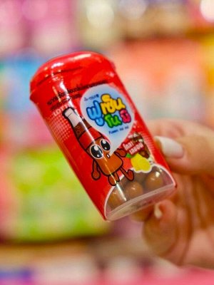 Резинка жевательная драже Fusen No Mi Cola Lemon "Кола и лимон", Thai Lotte, 15 гр из Таиланда