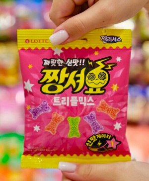 Мармелад жевательный "JELLYCIOUS MAX SOUR FRUIT" фруктовое ассорти 51 гр из Кореи