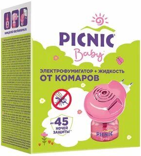Picnic Baby электрофум.+жидкость от комаров 45 ночей