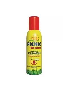 Picnic Bio Active аэрозоль от комаров и клещей 125см3