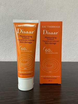 Disaar Солнцезащитный крем для лица SPF60/РА+++, 80 мл.