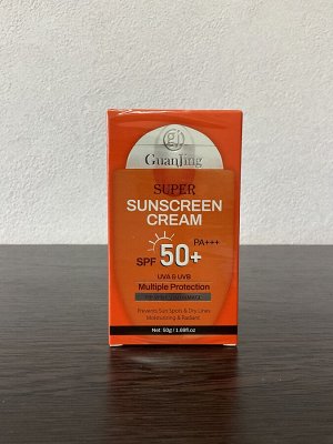 GuanJing Солнцезащитный крем для лица, 50 мл.