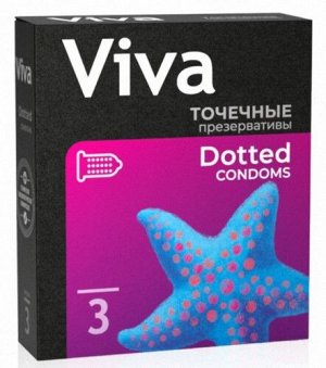 Презервативы VIVA точечные 3 шт.