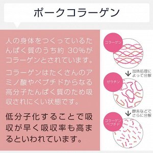 Nichie Pork Collagen Low Molecular Weight 100% Powder - низкомолекулярный свиной коллаген 100 г