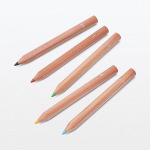 MUJI Color Pencils - цветные карандаши в бумажном тубусе (укороченные)