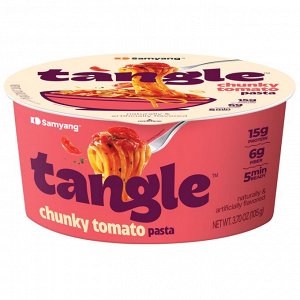 Samyang Паста с густым томатным соусом Tangle Chunky Tomato Pasta 105г ЧАШКА