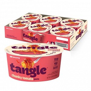 Samyang Паста с густым томатным соусом Tangle Chunky Tomato Pasta 105г ЧАШКА