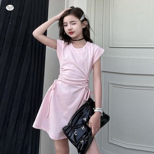 Платье с коротким рукавом для девочки
