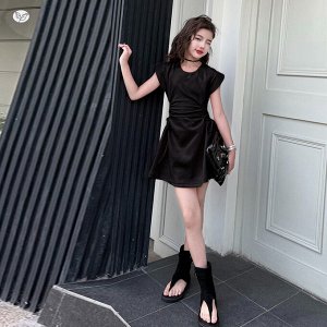 Платье с коротким рукавом для девочки