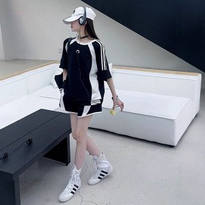 Костюм для девочки (футболка+шорты)