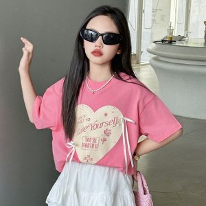 Футболка для девочки с принтом