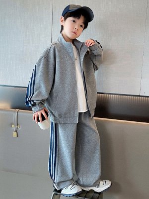 Костюм для мальчика (кофта на молнии+штаны)