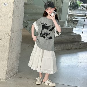 Футболка для девочки с принтом