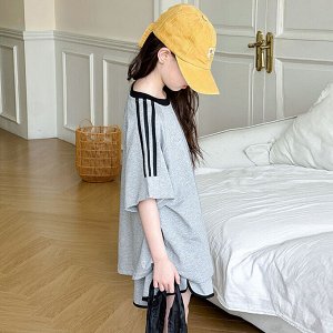 Костюм для девочки (футболка+шорты)
