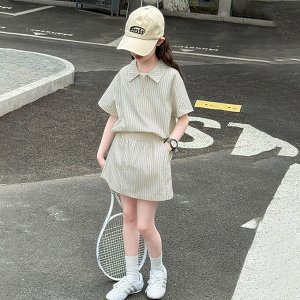 Костюм для девочки (рубашка+юбка )