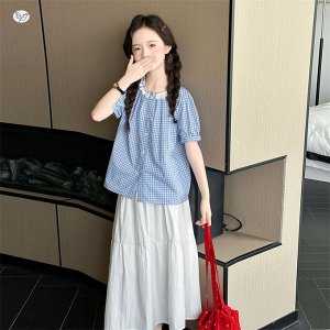Блуза с коротким рукавом для девочки