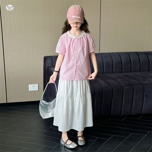 Блуза с коротким рукавом для девочки