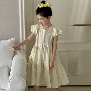 Платье с коротким рукавом для девочки
