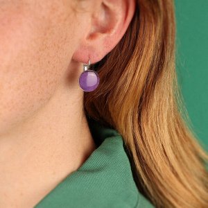 Серьги TARATATA, Jonquille, с цветной смолой, TT-W24-01701-106 (фиолетовый)