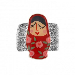 Кольцо TARATATA, Nanas, разъемное, с цветной смолой, TT-W24-03408-10M (серебристый)