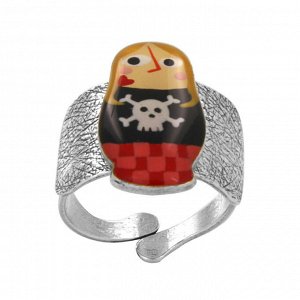 Кольцо TARATATA, Nanas, разъемное, с цветной смолой, TT-W24-03411-10M (серебристый)