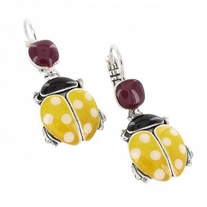 Серьги TARATATA, Cox, с цветной смолой, TT-T25-04716-10Y (желтый)
